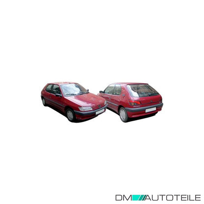 Außenspiegel rechts kpl. konvex mech. schwarz passt für Peugeot 306