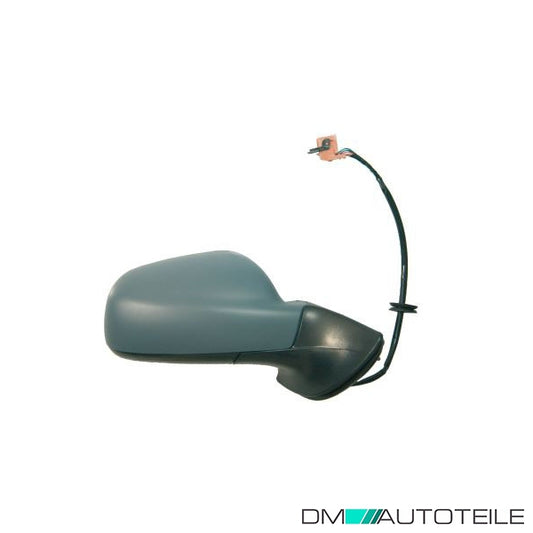 Außenspiegel rechts konvex beheizb. grundiert elektr. passt für Peugeot 407 SW