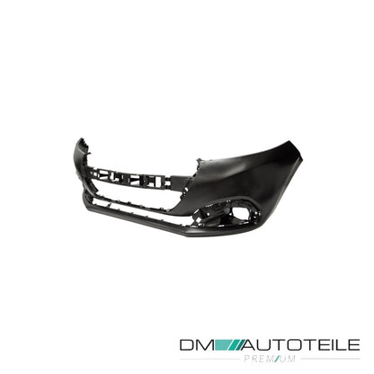 Stoßstange vorne schwarz lackierfähig passt für Peugeot 208 Facelift ab 06/2015