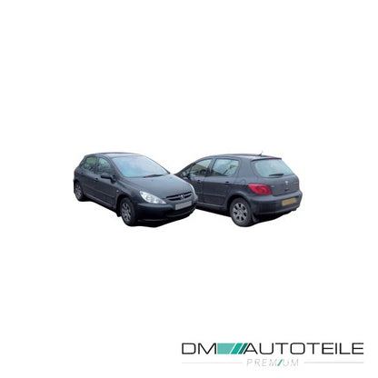 Stoßstange hinten grundiert passt für Peugeot 307 Limousine 01-09