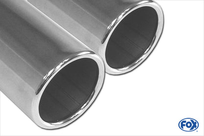 FOX BMW F10/F11 525d 530d Endschalldämpfer rechts/links - 2x80 Typ 12 rechts/links