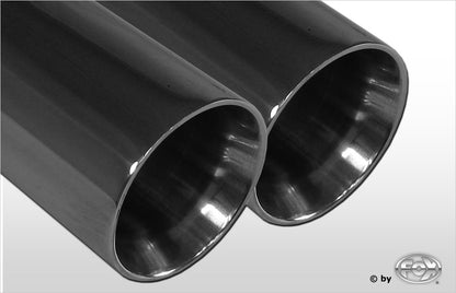 FOX BMW E90/91/92 - 325d/ 330d Endschalldämpfer - 2x80 Typ 25