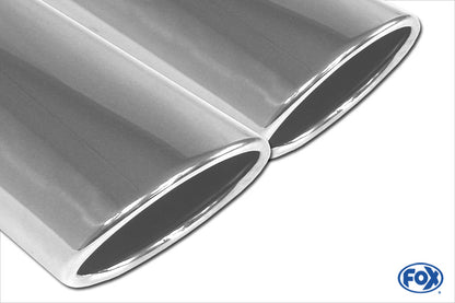 FOX Mercedes CLK Typ 208 Endschalldämpfer Ausgang rechts/links - 2x88x74 Typ 32 rechts/links