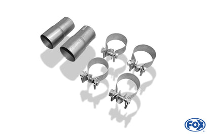 FOX Mercedes CLS W218 Endschalldämpfer rechts/links 63,5mm - 2x90 Typ 25 rechts/links