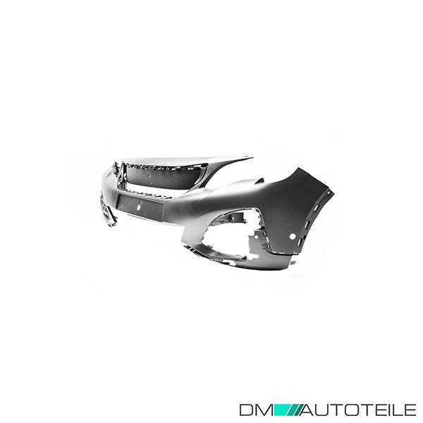 Stoßstange vorne für PDC +Assistent grundiert passt für Peugeot 3008 ab 04/2017