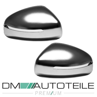 Außenspiegel Gehäuse Alu Matt passt für Audi TT 8J R8 Coupe Cabrio S RS 06-16