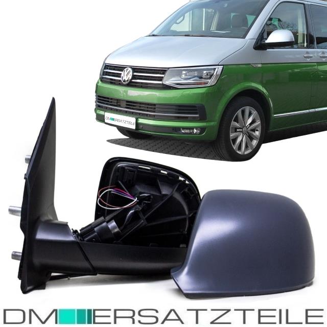 Außenspiegel Links lackierbar 5-Pin elektrisch + beheizbar für VW T6 ab 2015