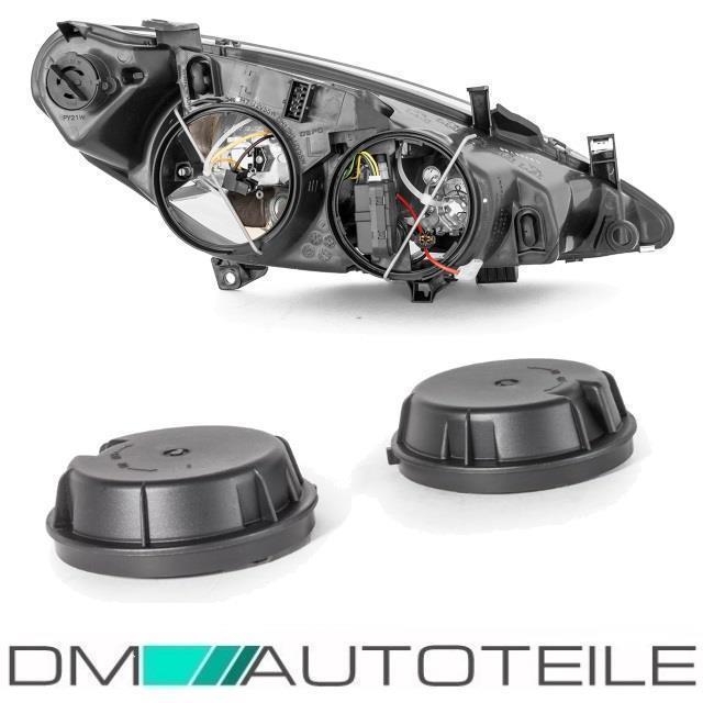 Set Peugeot 307 Scheinwerfer Links+Rechts Bj 01-05 Stellmotor H7/H1 +2x H7 Birnen