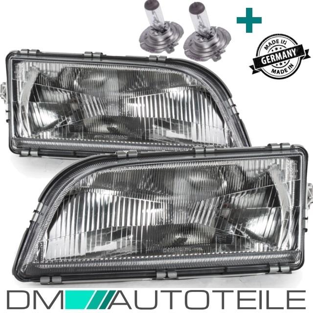 Set Volvo V40 S40 Scheinwerfer Rechts & Links H4 Bj 96-00 + 2x H4 Birnen