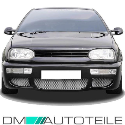 Stoßstange vorne Stoßfänger vorne Sport Alu Gitter passt für VW Golf 3