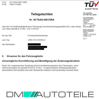 Stoßstange vorne Stoßfänger vorne Sport Alu Gitter passt für VW Golf 3