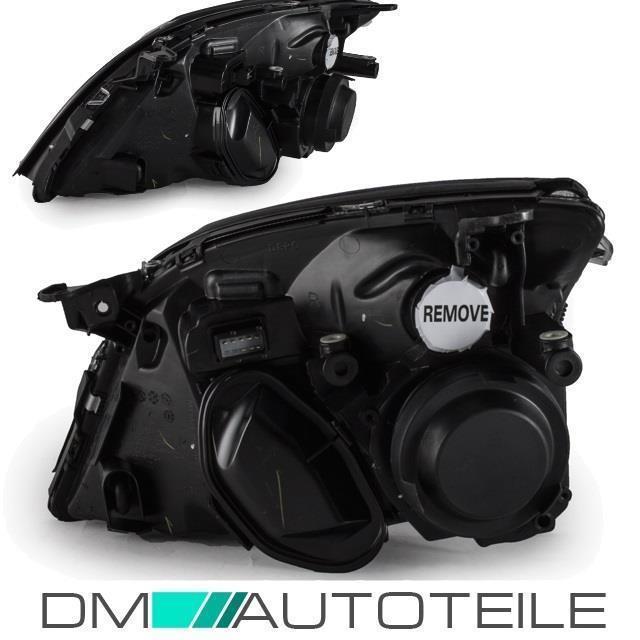 Set Opel Vectra C Signum Klarglas Scheinwerfer Rechts & Links Schwarz H7/H7 +2x H7 Birnen