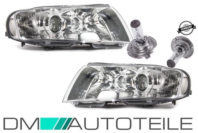 Set Skoda Superb (3U) Scheinwerfer LI+RE H7/H3/H3 Links & Rechts 02-06 +Nebel +Birnen