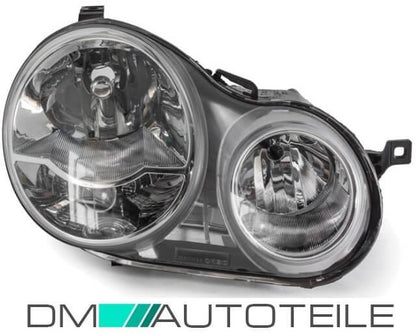 Scheinwerfer Rechts inklusive LWR Motor H7/H1 passt für VW Polo 9N ab 2001-2005