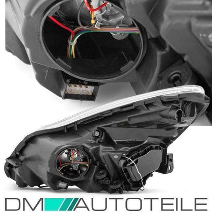 Set Opel Corsa D Scheinwerfer rechts Klarglas 11-14 Facelift + Tagfahrlicht H7/H1+Birne