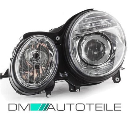 Mercedes E-Klasse W211 Scheinwerfer Links Bj 06-09 + Stellmotor H7/H7