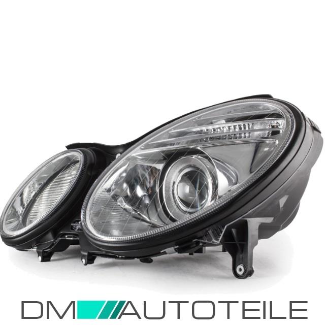 Mercedes E-Klasse W211 Scheinwerfer Links Bj 06-09 + Stellmotor H7/H7