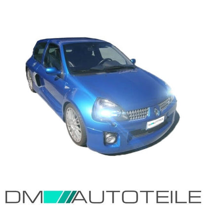 Set Renault Clio II Scheinwerfer rechts+links schwarz Bj 01-05 H7/H1 VR6 Design+Birnen