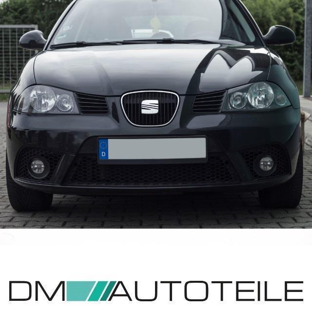 Set Seat Ibiza 6L Cordoba Scheinwerfer RE+LI Schwarz Bj 02-08 für LWR H4 +2x H4 Birne
