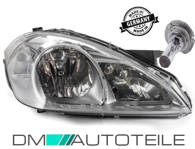 Set Mercedes A Klasse W169 Scheinwerfer Rechts Bj 08-12 Pneumatisch H7/H7 +H7 Birne