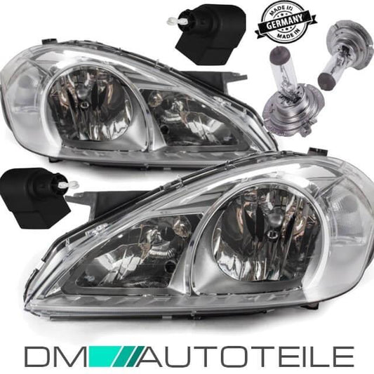 Set Mercedes A Klasse W169 Scheinwerfer Rechts & Links H7/H7 Bj 08-12 +2x H7 Birnen