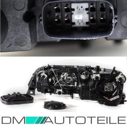 Set Mazda 6 Scheinwerfer Rechts+Links 02-05 + Nebelscheinwerfer + Motor H1/H1/H3