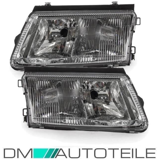 Scheinwerfer SET für LWR mit Nebelscheinwerfer H7/H4 passt für VW Passat 3B ab 97-00