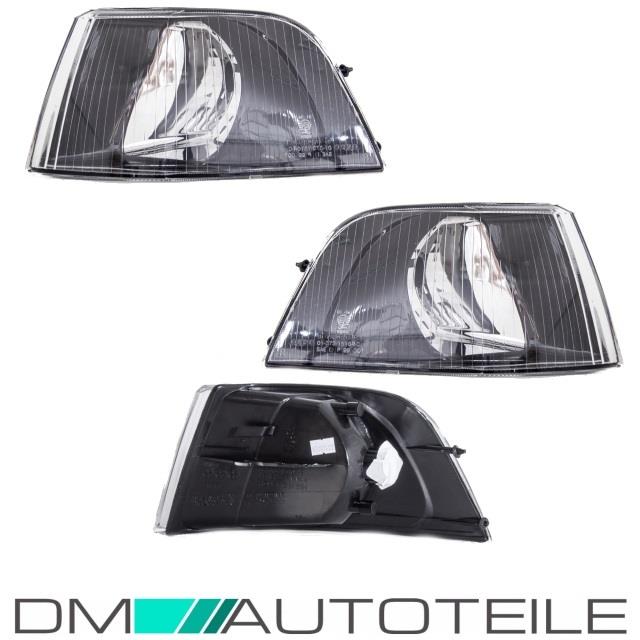 Set Volvo V40 S40 Blinkleuchte Blinker Schwarz Bj 00-04 ohne Lampenträger