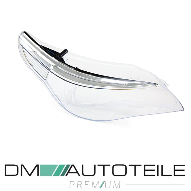 Scheinwerferglas Glas Streuscheibe Rechts passt für BMW 5er E60 E61 bj 03-07 LED Standlicht