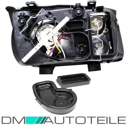 Scheinwerfer Rechts Klarglas LWR H4 ohne Nebel passt für VW Bora 1J ab 98-05