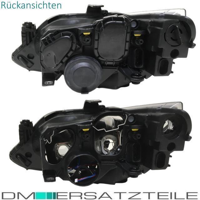 SET Seat Ibiza 6J Scheinwerfer Links+Rechts Klarglas Chrom Schwarz 12-15 + Birnen Komplett SET