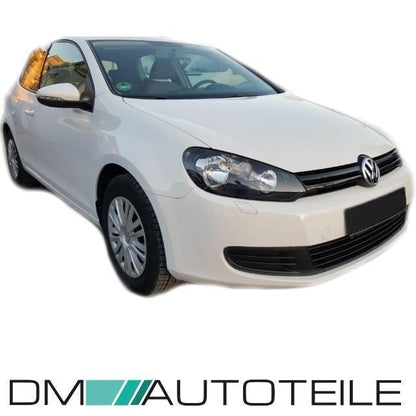 Klarglas Scheinwerfer RE+LI Schwarz H7/H15 inkl.H7 Birnen 08-13 passt für VW Golf 6