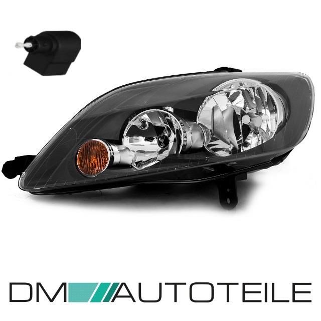 Scheinwerfer Links H7/H7 + LWR Motor passt für VW Golf PLUS 5M1 ab 2005-2009