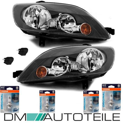 Scheinwerfer Set H7/H7 + STELLMOTOR + OSRAM passt für VW Golf 5 PLUS 05-09