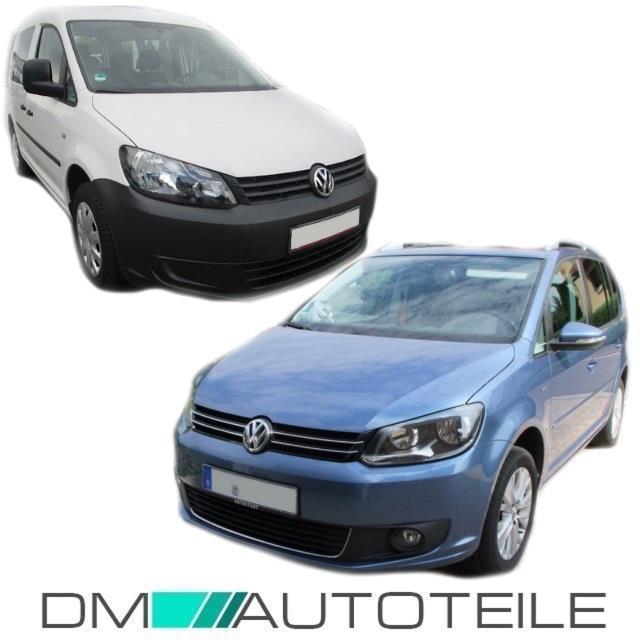 Scheinwerfer SET Schwarz H4 passt für VW Touran GP2 Facelift 1T3 Caddy 10-13