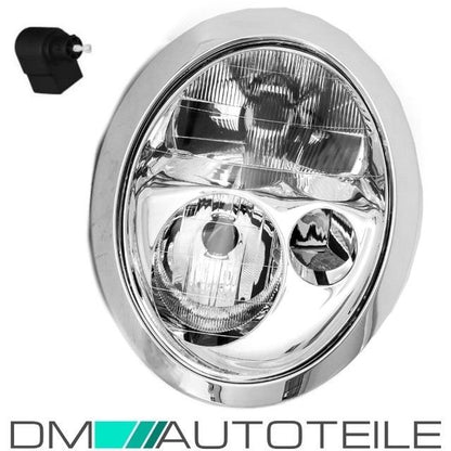 Mini Cooper R50 R52 R53 Scheinwerfer Rechts H7/H7 01-04 Klarglas inkl. Motor OEM