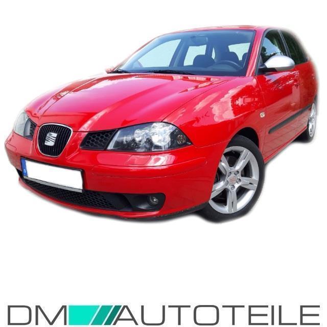 Seat Ibiza 6L Scheinwerfer Links 02-06 H7 H3 Schwarz