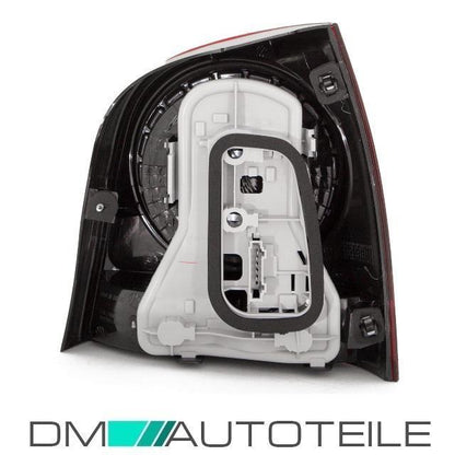 Hekleuchten SET Klarglas Rot + Birnen Paket passt für VW Polo 9N3 9N ab 05-09