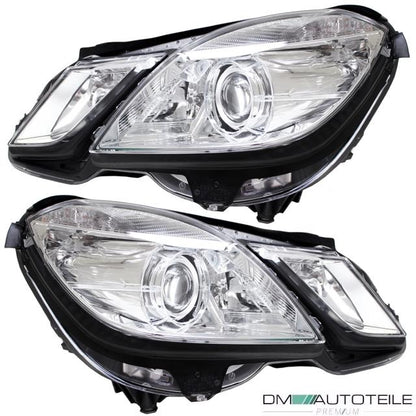 SET Hella BI-Xenon Scheinwerfer SET Links & Rechts passend für Mercedes E-Klasse W212 S212 09-13 + Kurvenlicht
