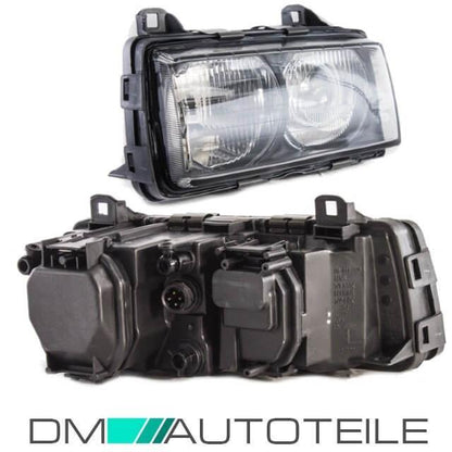 Set Scheinwerfer H1/H1 Echtglas Design + Blinker + 4x H1 passt für BMW E36 90-94