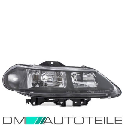 Renault Laguna Scheinwerfer rechts H7/H7 Klarglas Schwarz Bj 98-01