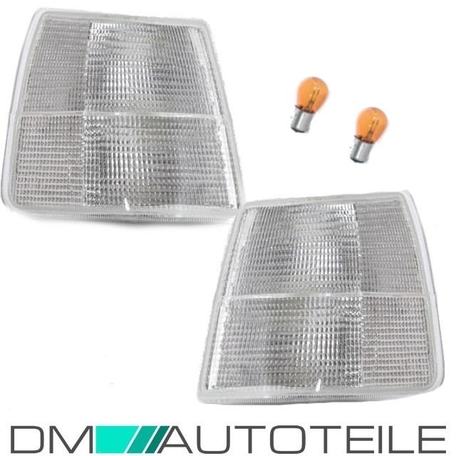 Set Volvo 740 940 760 960 Frontblinker weiß Bj 90-94 + Birnen