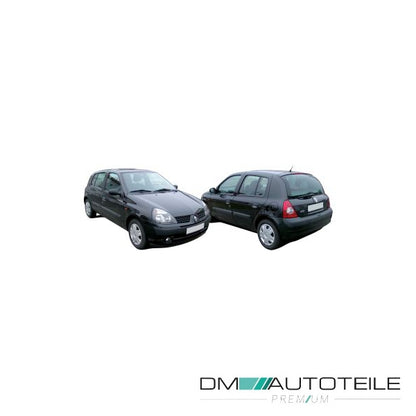 Außenspiegel links kpl. beheizb. elektr. schwarz passt für Renault Clio II