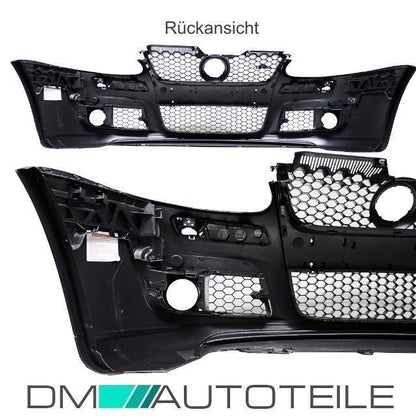 Stoßstange Vorne aus ABS ZUBEHÖR SET passt für VW Golf 5 + Wabengrill GTI + ABE