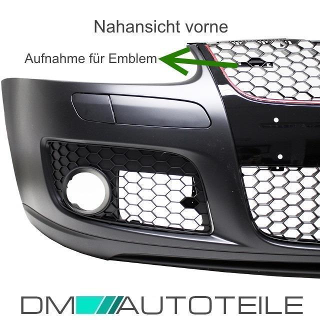 STOßSTANGE Vorne SET + GITTER + ZUBEHÖR KOMPLETT + ABE für VW Golf 5 V UMBAU GTI