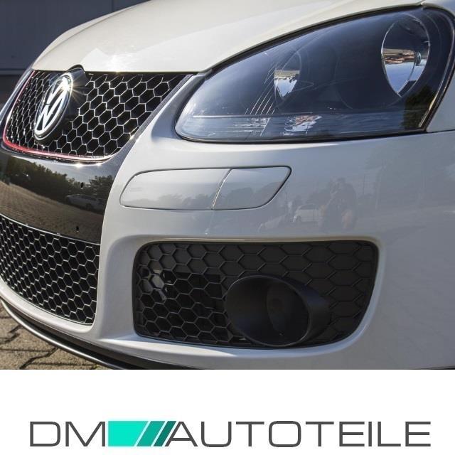 Scheinwerfer Set Schwarz +4x H7 Birnen H7/H7 passt für VW Golf 5 GTI