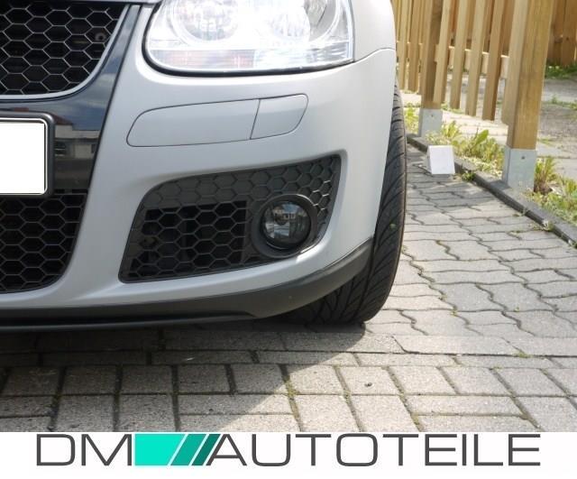 Nebelscheinwerfer Blenden Gitter SET passt für VW Golf 5 GTI Stoßstange