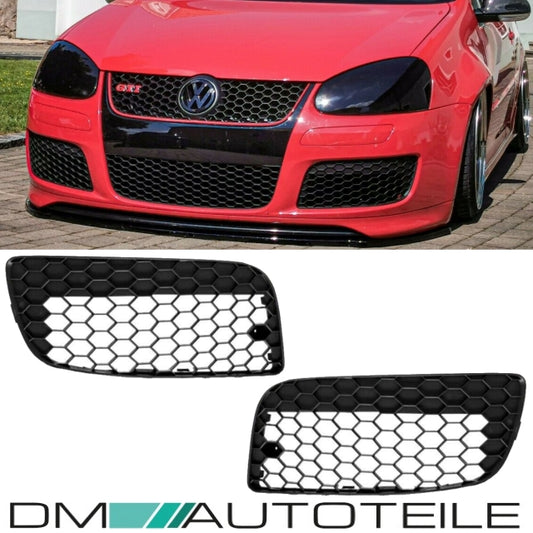 Stoßstangengitter Gitter SET Wabengrill Clean Waben GESCHLOSSEN für Golf 5 GTI