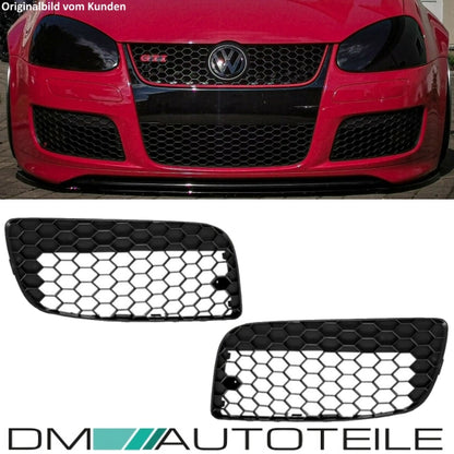 Stoßstangengitter Gitter SET Wabengrill Clean Waben GESCHLOSSEN für Golf 5 GTI