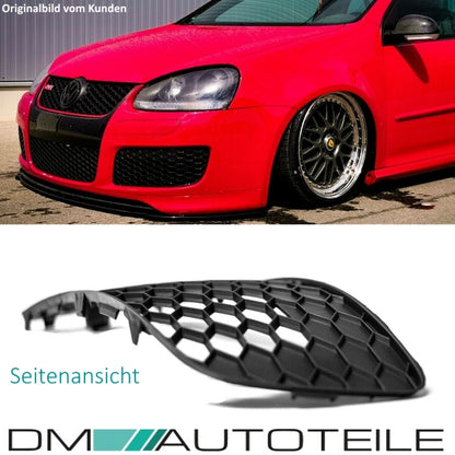 Stoßstangengitter Gitter SET Wabengrill Clean Waben GESCHLOSSEN für Golf 5 GTI